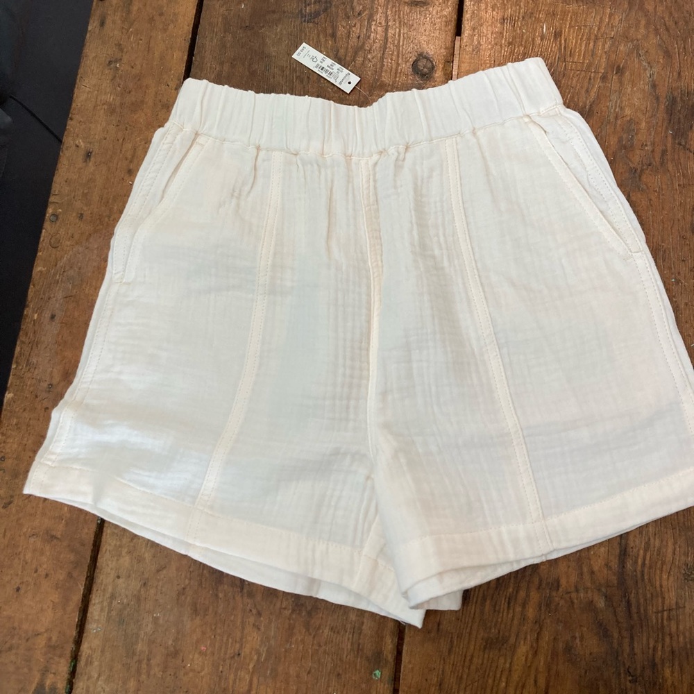 Madewell lightspun shorts, XS. High rise.